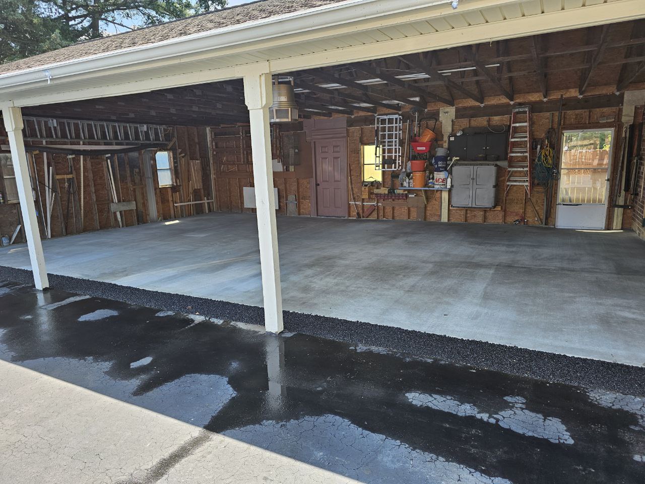 Garage Concrete Floor — Completed