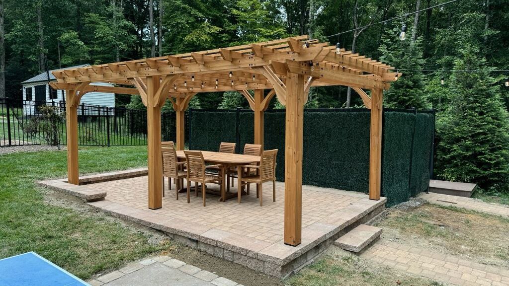 Custom Pergola & Paver Patio — Outdoor Living