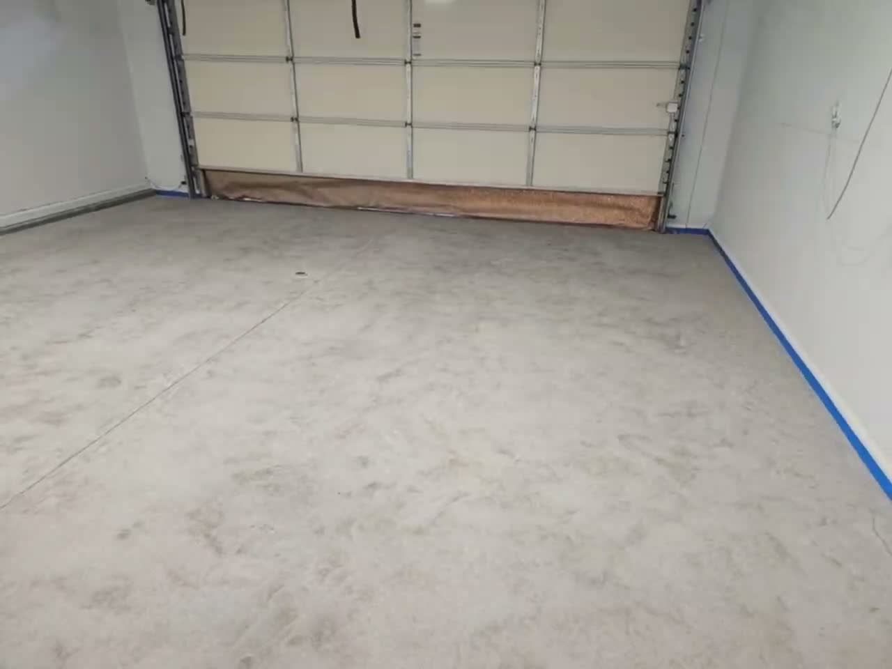 Garage Floor — Before Epoxy