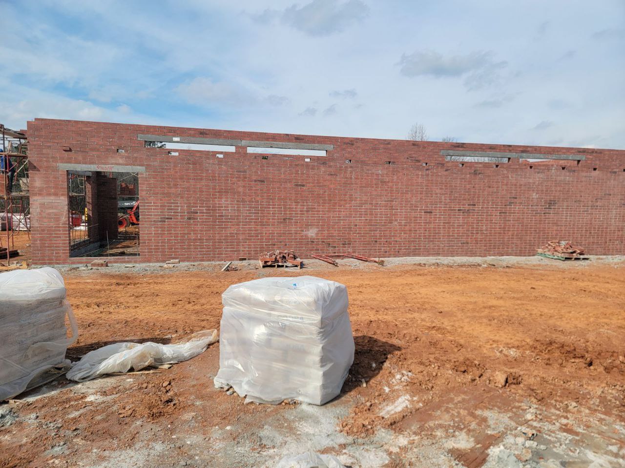 Commercial Brick Masonry Wall